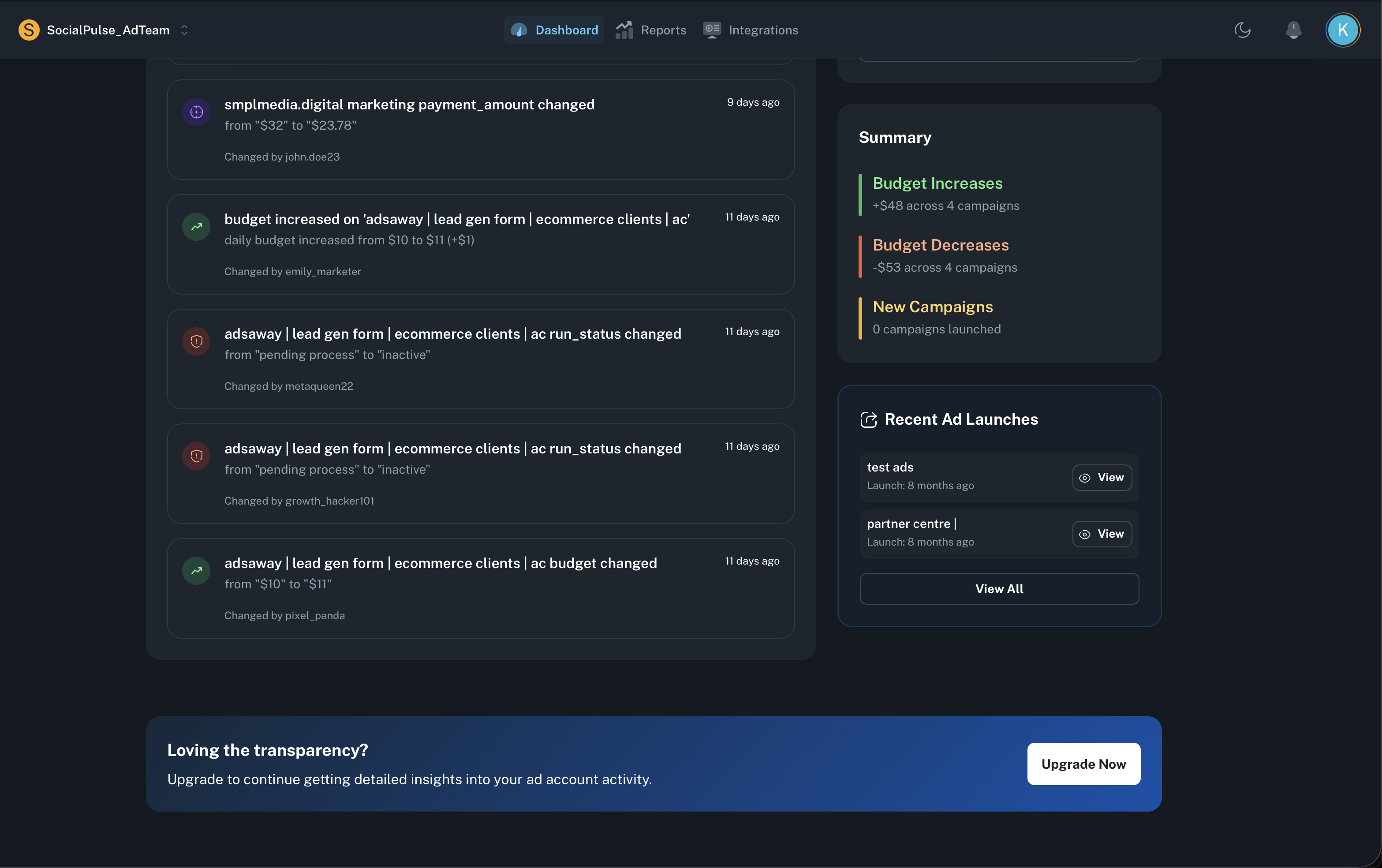 Zone landing page
